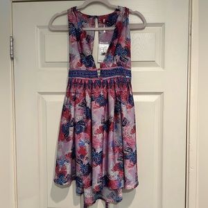 Free People daydream printed dress size XS